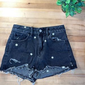 Pacsun Sunflower Jean Shorts- High rise